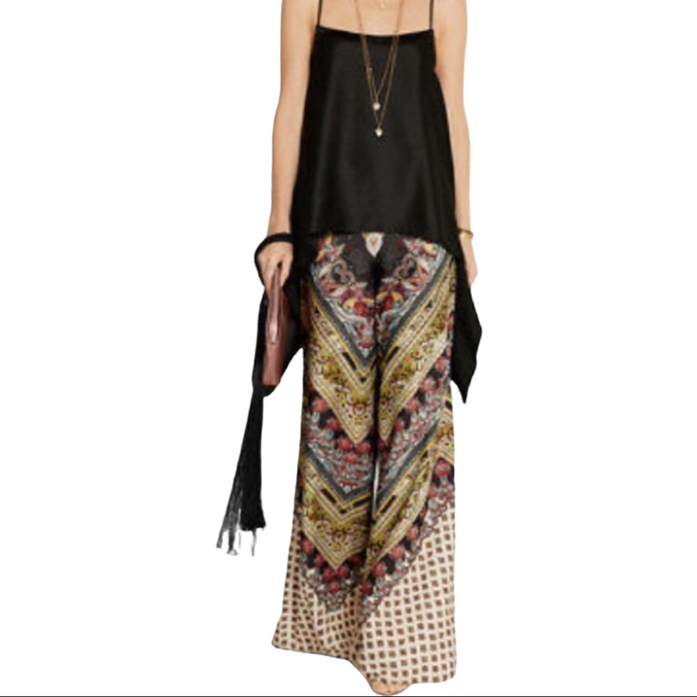 ALICE + OLIVIA | Elinor Printed Chevron Paisley Pants 6